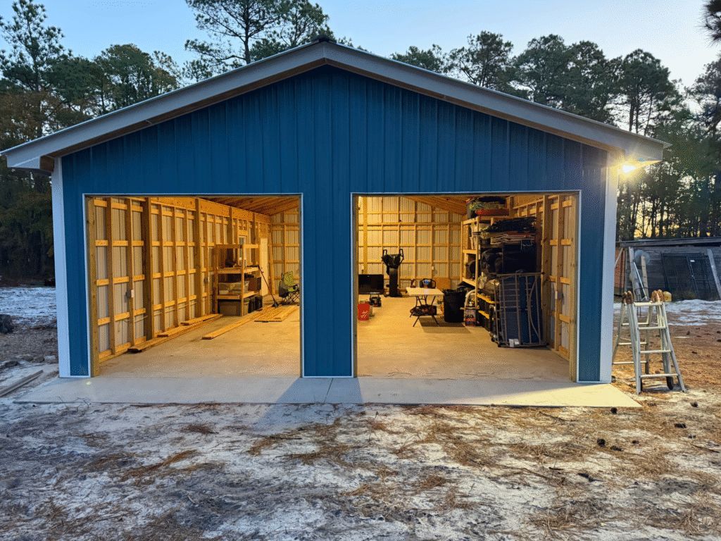 armored garage door install