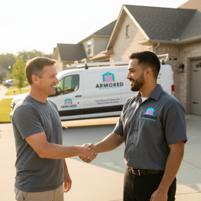 local commitment armored garage